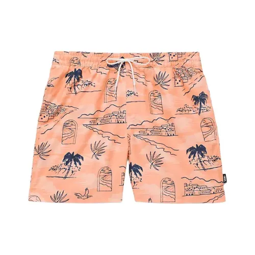 Vans Primary Print Elastic 17'' Boardshorts Casual Shorts Men's Bronze