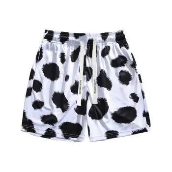 TESTUNG Casual Shorts Unisex Cow