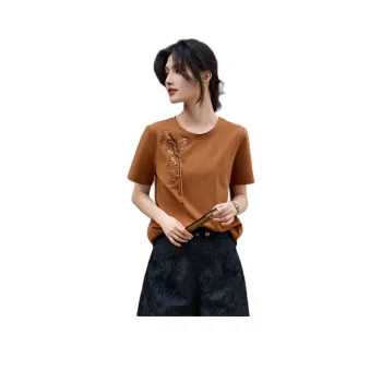 XWI T Shirt Women's Ginger Yellow