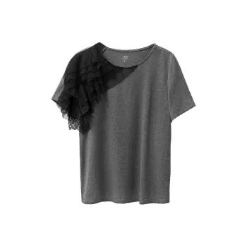 AMII T Shirt Women's Dark Heather Gray