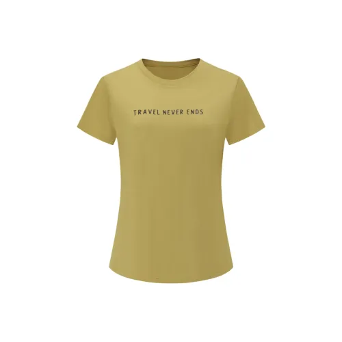 DECATHLON Regular T Shirt Women's Yellow