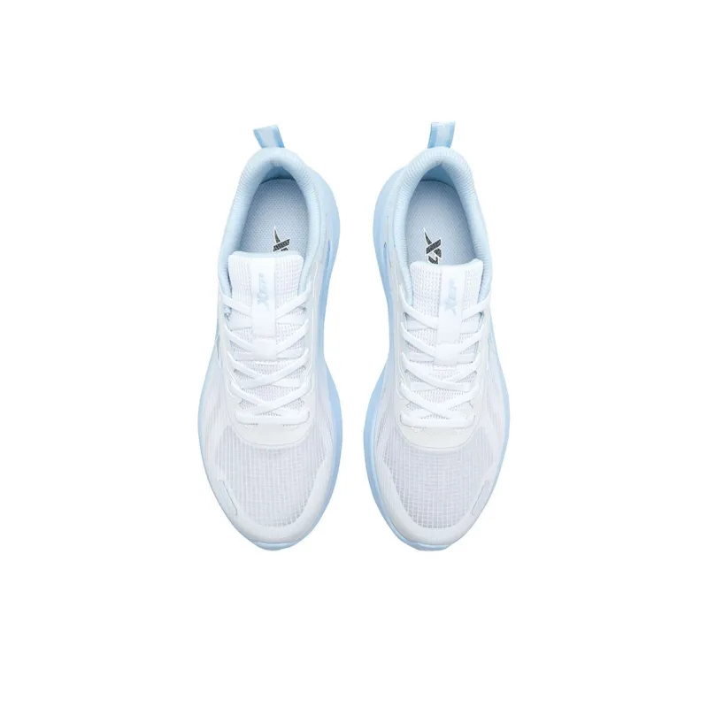XTEP Cushioning And Breathable Low Top Casual Running Shoes Men's Classic White Microwave Blue-3