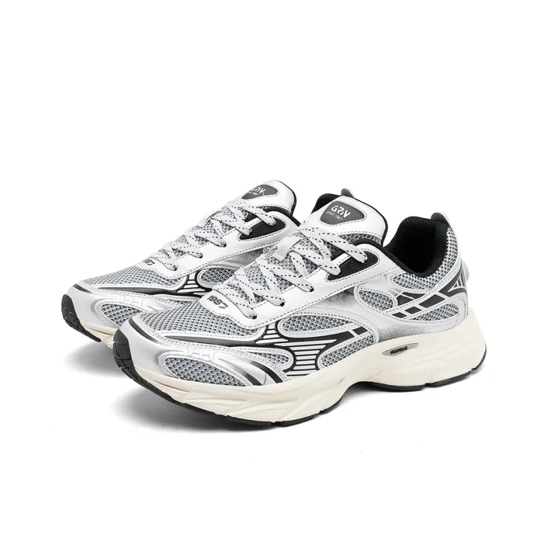 K bird Slip Resistant, Breathable, Height Increasing Low Top Chunky Sneakers Men's-8