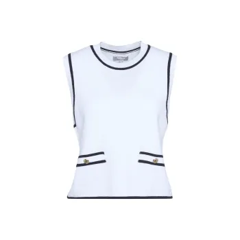 BARBOUR Tank Tops Women's White
