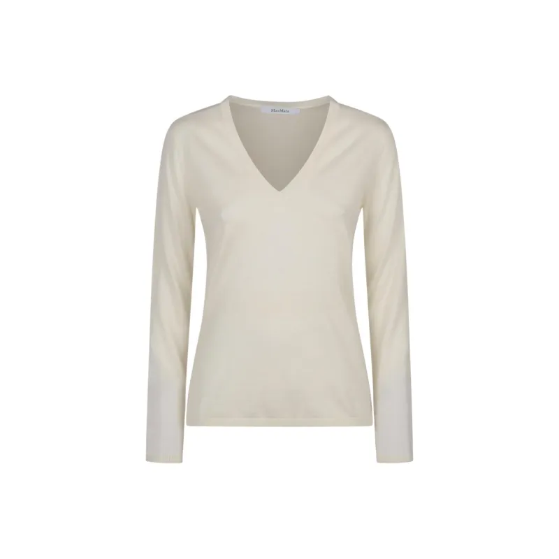 MaxMara V neck Long sleeve Top-0