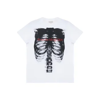 Alexander McQueen Ribcage Fitted T Shirt