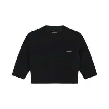 WE11DONE Cropped Knitted Top