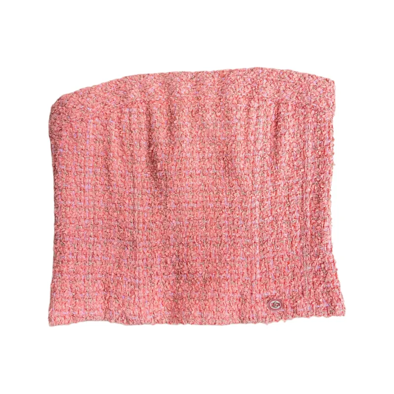 CHANEL Crop Top Women's Orange Pink-0