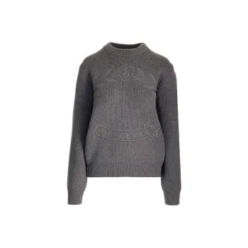 Burberry Oak Leaf Crest Wool Jumper