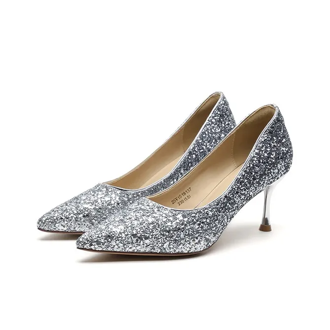 FIVE PLUS Slim Heel High Heels 7.5cm Women's-8