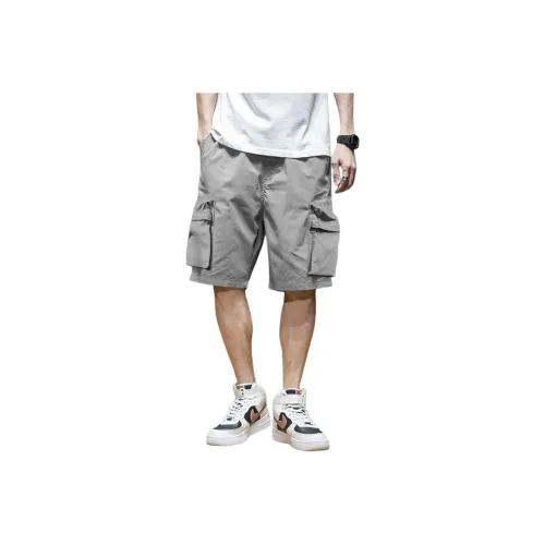 Tonlion Casual Shorts Men's Light Gray