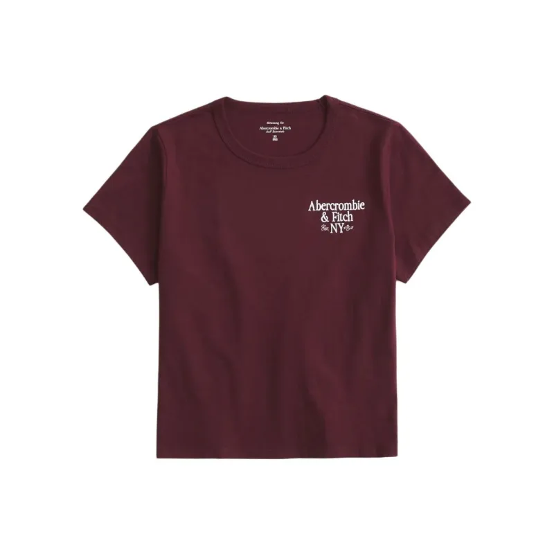 Abercrombie＆Fitch T Shirt Women's Red-0