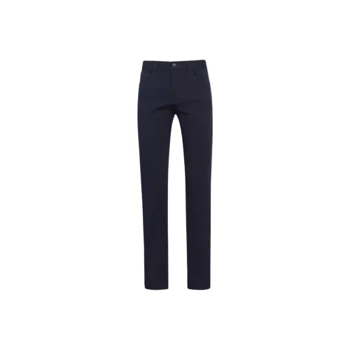 DIKENI Casual Pants Men's Deep Sea Blue