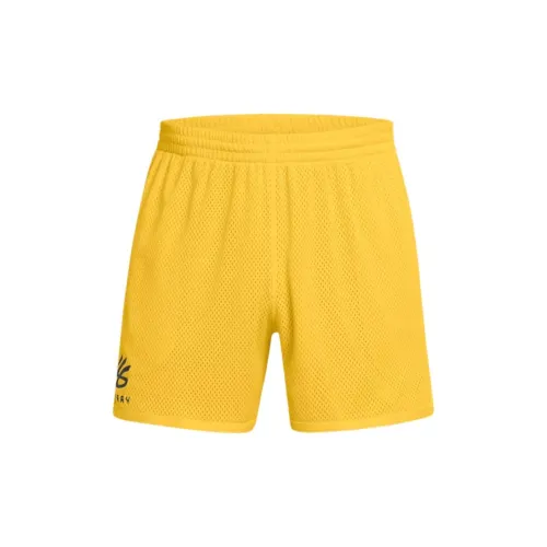 Under Armour Curry Splash Casual Shorts Men's Saffron
