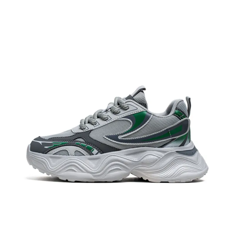 OFFER AITR Cushioning Slip Resistant Height Increasing Low Top Chunky Sneakers Men's-7