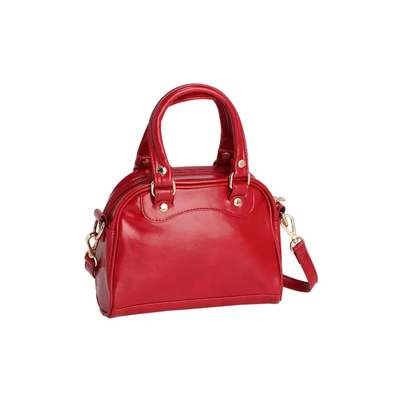 PUMA Polyester Shoulder Bag, Crossbody Bag, Handbag Mini Women's Dark Red-1
