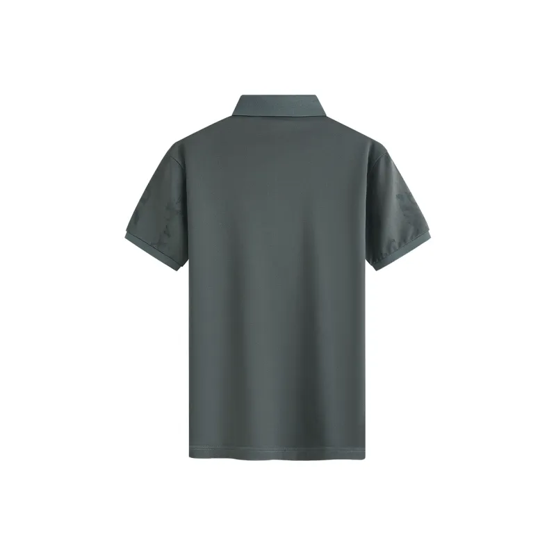 Dance With Wolves Polo Shirt Men's Dark Green-1