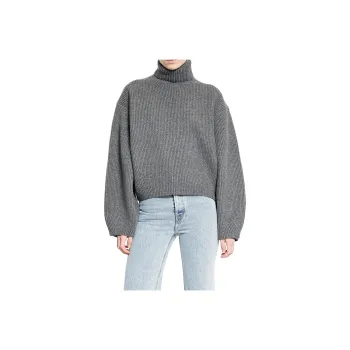 TOTEME Ribbed Knit Turtleneck Sweater