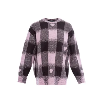 JESSYLINE Sweater Women's Gray Red