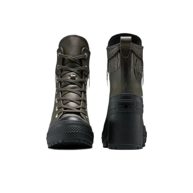 Converse Chunky Heel High Heels Unisex Brown-3