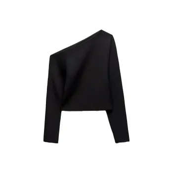 ZARA Crop Tops Women's Black