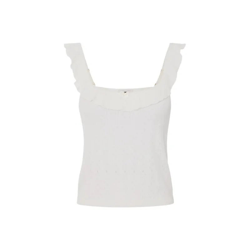 Elisabetta Franchi Tank Top Women's White-0