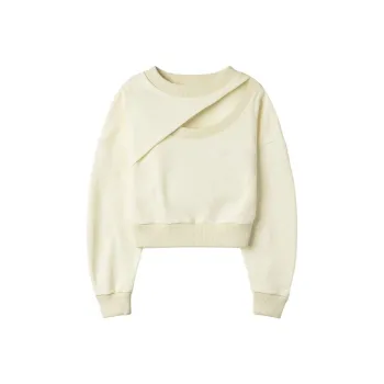 Alexander McQueen Logo Embroidered Cut-Out Sweatshirt