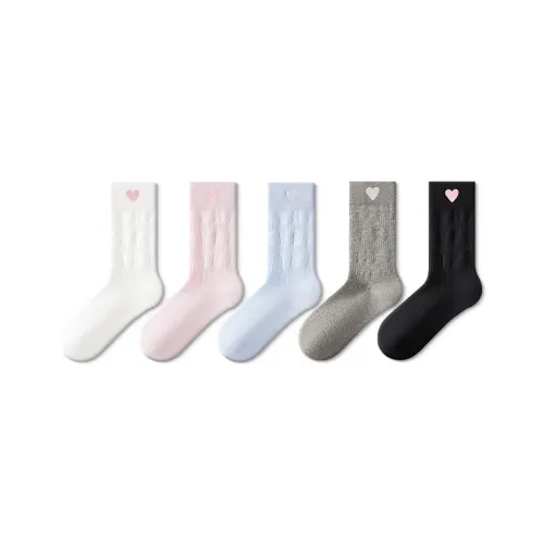 JKN Mid Calf Socks Women's Combo Set