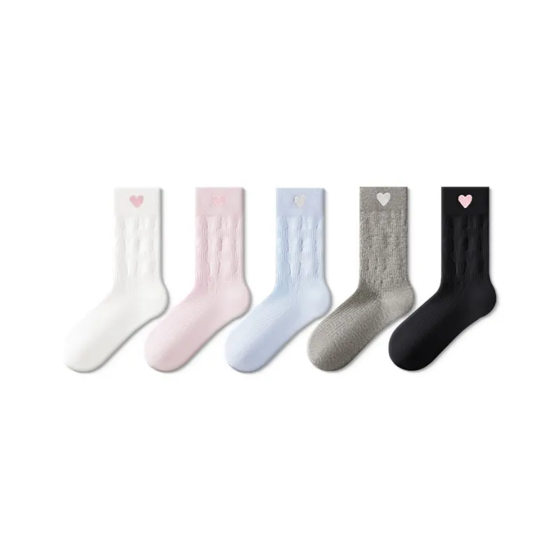 JKN Mid Calf Socks Women's Combo Set-28