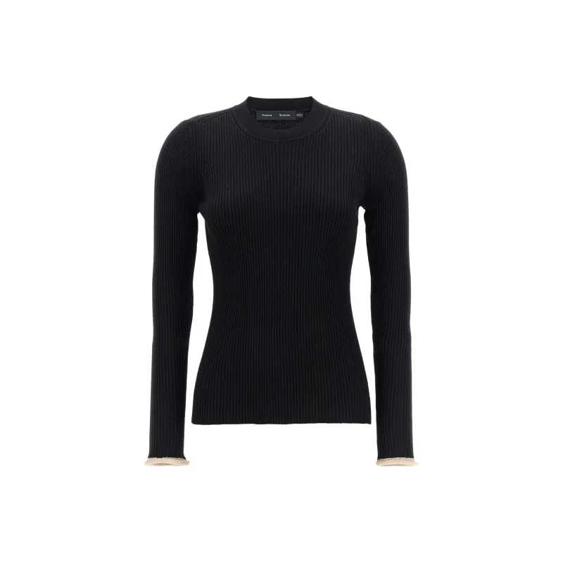PROENZA SCHOULER Crewneck Ribbed Sweater-0