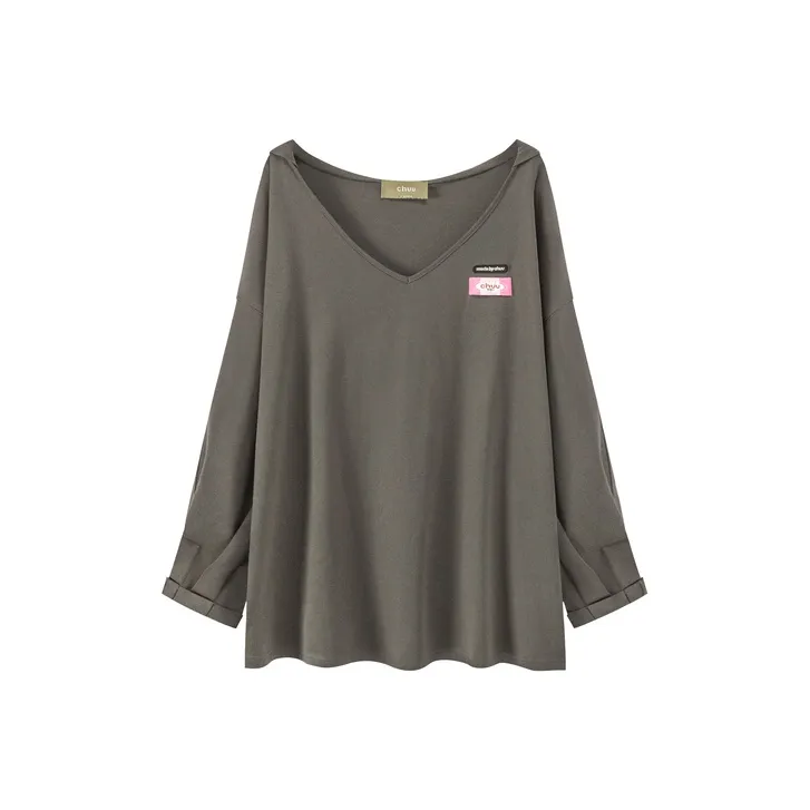 CHUU Drop Shoulder Sleeve T Shirt Women's-1