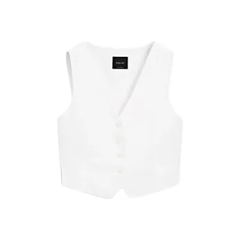 Massimo Dutti Tank Tops Women's White