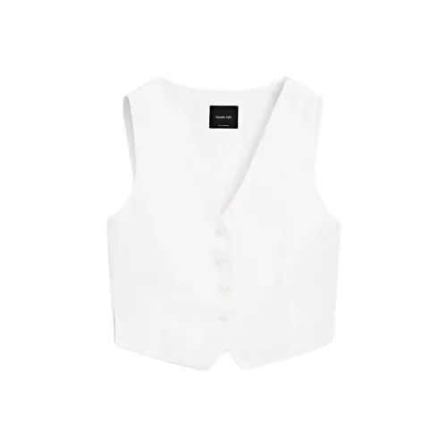 Massimo Dutti Tank Tops Women's White