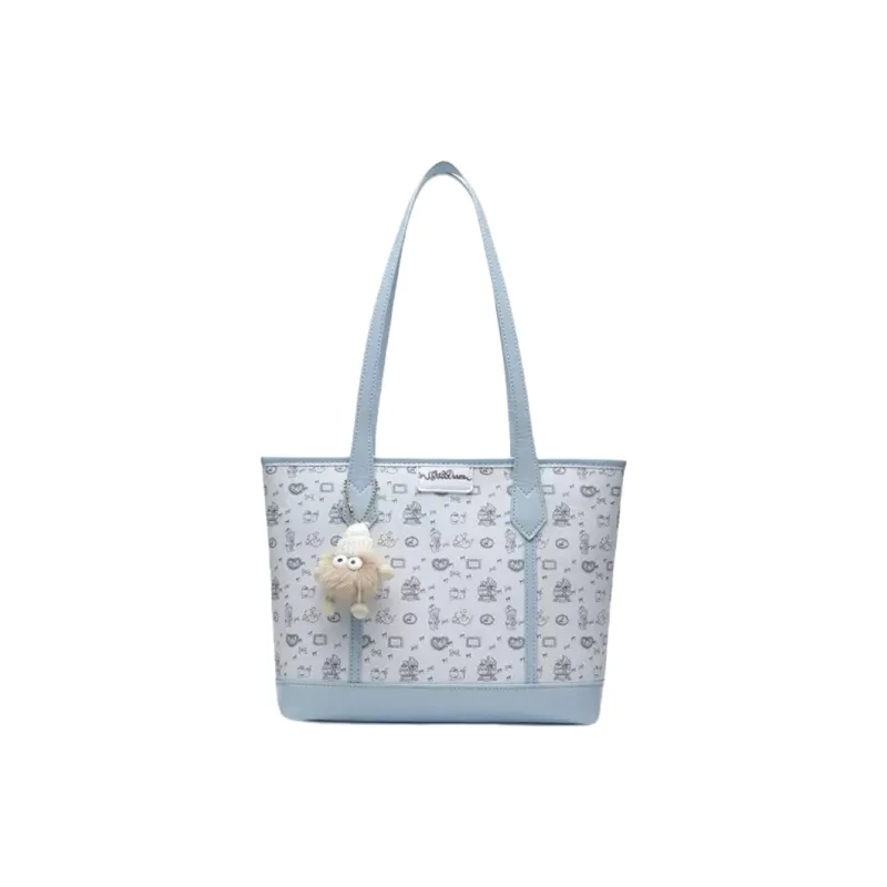 OKEKE PU Tote Bag, Shoulder Bag Unisex Multicolor-12