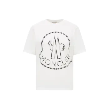 Moncler Logo Printed Crewneck T Shirt