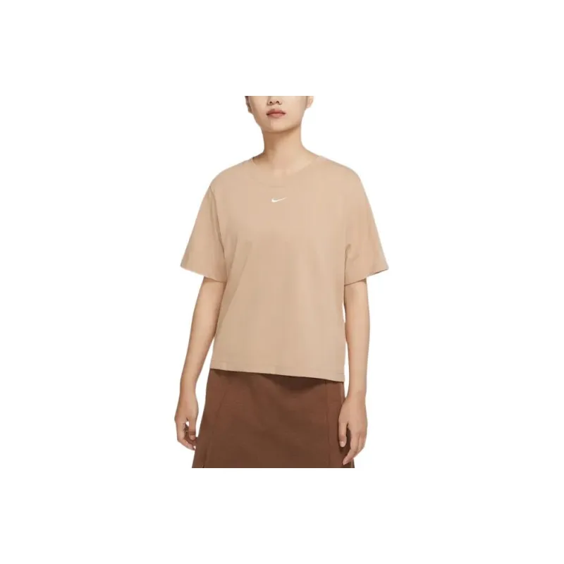 Nike T Shirt Women's Linen Yellow-0