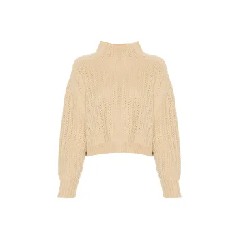 MaxMara Hodeida High Neck Cropped Cardigan