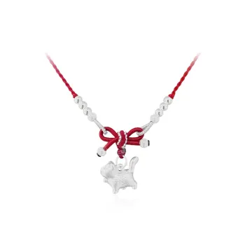 KING TAI SANG 999 Fine Silver Necklaces Unisex