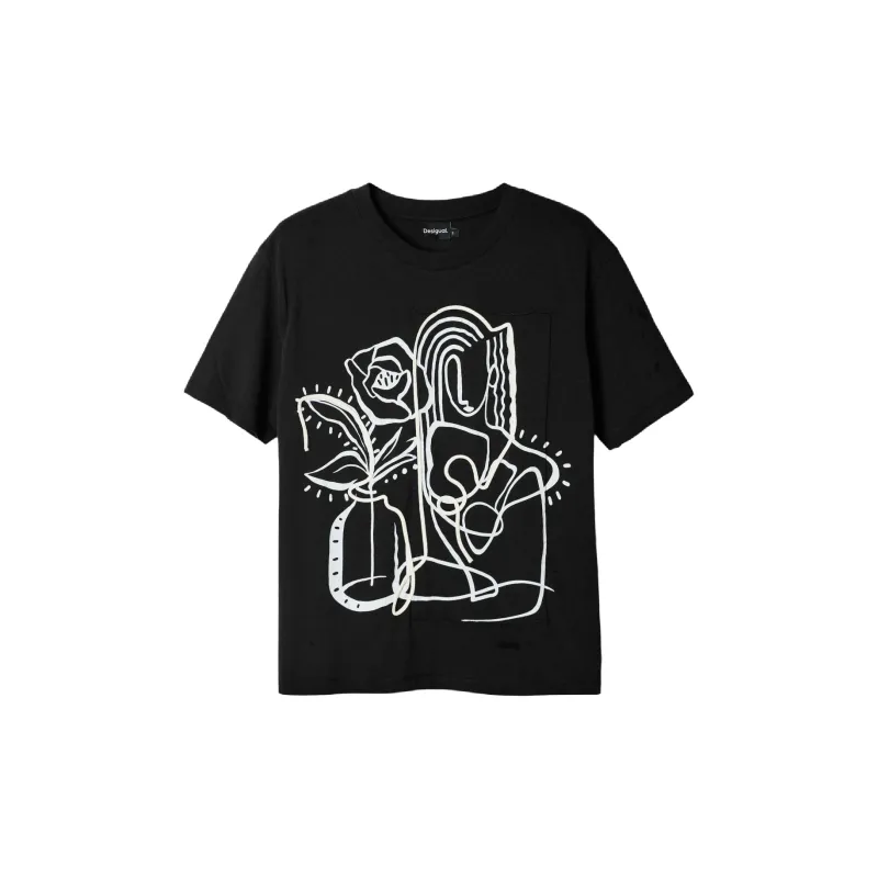 Desigual T Shirts Women's Black-0