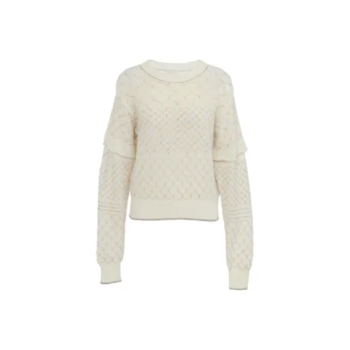 See By Chloe SS22 Loose Fit Sweater Women's White