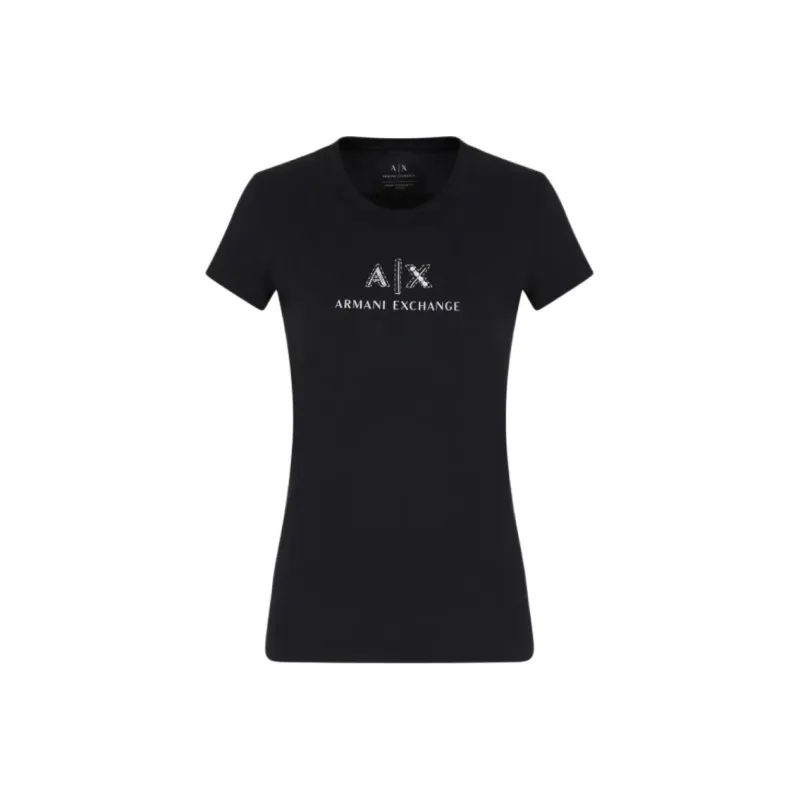 ARMANI EXCHANGEAE Regular T Shirt Women's Black-0