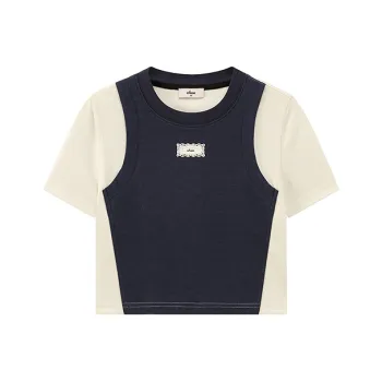 CHUU T Shirts Women's Navy Blue