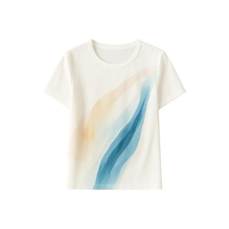 LUYOUYE T Shirts Women's White-0