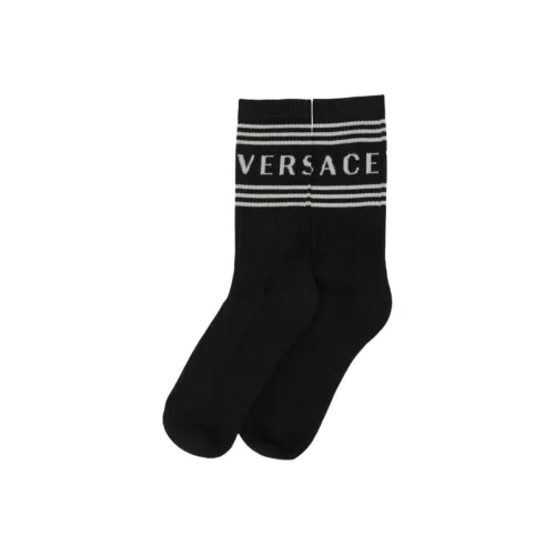 FANSIZHE Mid Calf Socks Men's 1 Pack Black