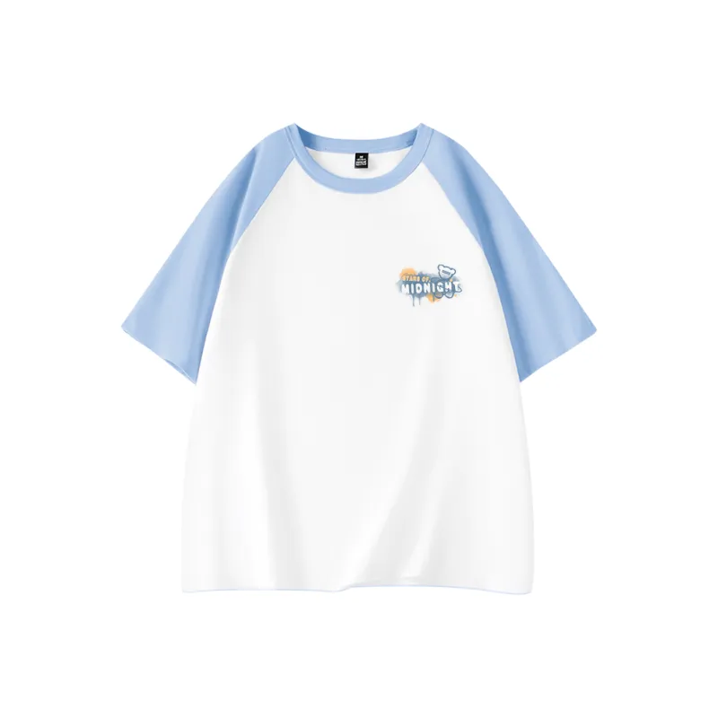 Cotton Raglan Sleeve T Shirt Women's-1