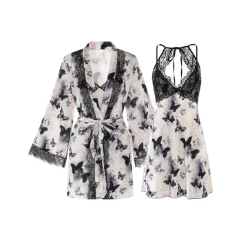 LUYOUYE Pajama Set Women's Beige