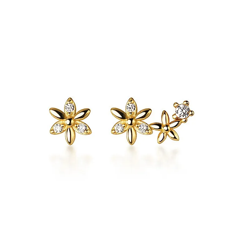 CENTURY&KINDLE S925 Silver Stud Earrings Women's-10