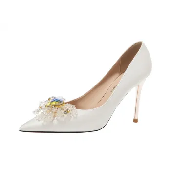 Zomila Slim Heel High Heels Women's White