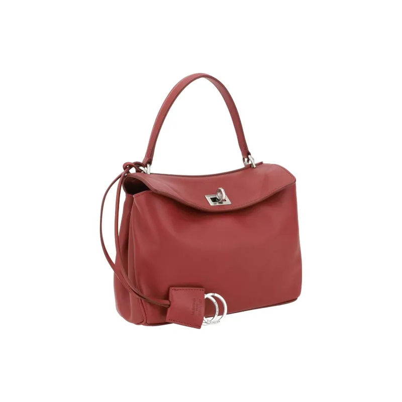 Balenciaga Rodeo Calfskin Shoulder Bag, Crossbody Bag, Handbag Women's Red-1