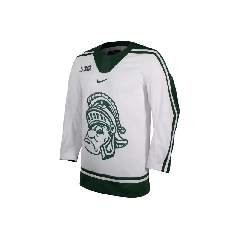Nike Michigan State Men's Nike College Hockey Jersey-0